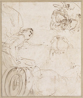 H 090
<br/>
Aurora op haar wagen
<br/>
<em>Guercino (1591-1666)</em>